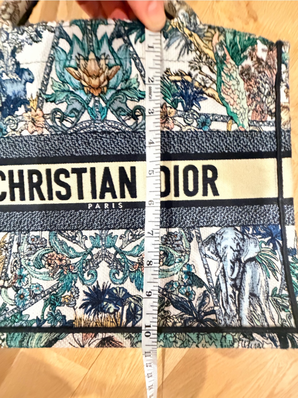 Christian Dior Canvas Toile de Jouy Tote NWOT - Picture 11 of 16